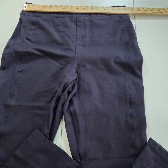 Spanx Pants Womens L Tall Navy Pull On Ponte Stretch No Pockets Office Casual - Picture 4 of 16